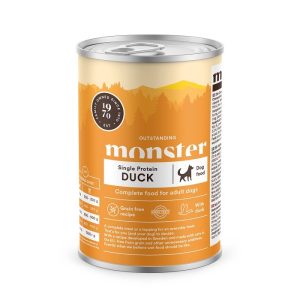 Monster Single Protein Duck Canned Food 400g x6